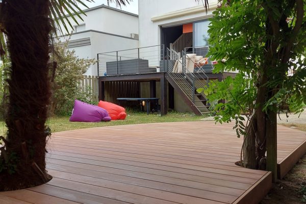 Terrasse en bois en cumaru à Auray 56