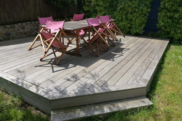 Terrasse en bois Ipé à Carnac 56