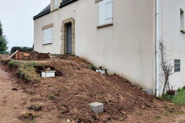 Construction d'une terrasse en bois à Locmariaquer 56