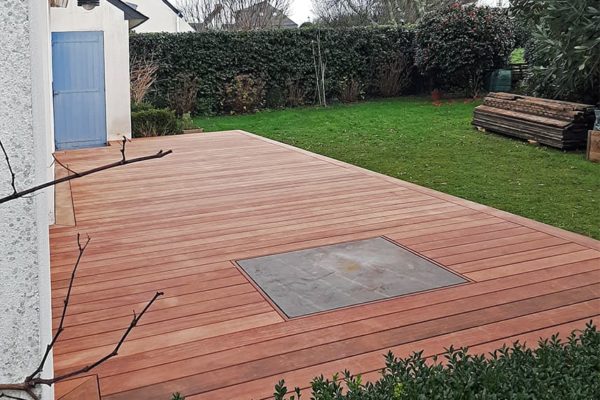 Terrasse en bois Cumaru à la Trinité sur Mer