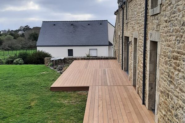 Terrasse en bois à Plouharnel 56