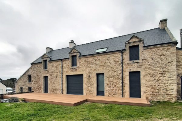 Terrasse en bois à Plouharnel 56