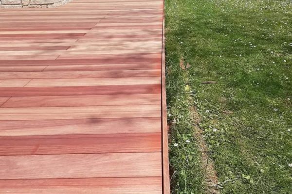 Terrasse en bois à La Trinité sur Mer