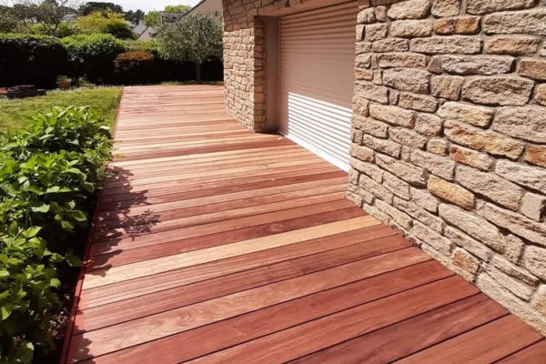 Terrasse en bois à La Trinité sur Mer