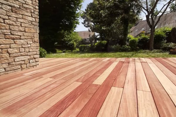 Terrasse en bois à La Trinité sur Mer