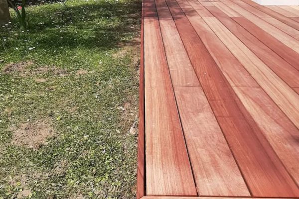Terrasse en bois à La Trinité sur Mer