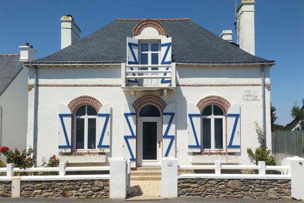 Volets pour une belle maison à Quiberon 56