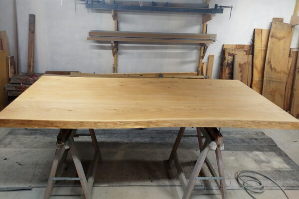 Plateau sur mesure en chêne massif