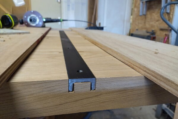 Plateau sur mesure en chêne massif